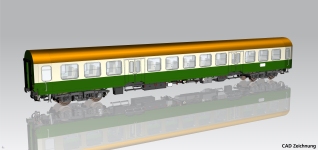 PIKO 28005 - H0 - Mitteleinstiegswagen Halberstadt, 2. Kl., DR, Ep. IV - Wagen 2
